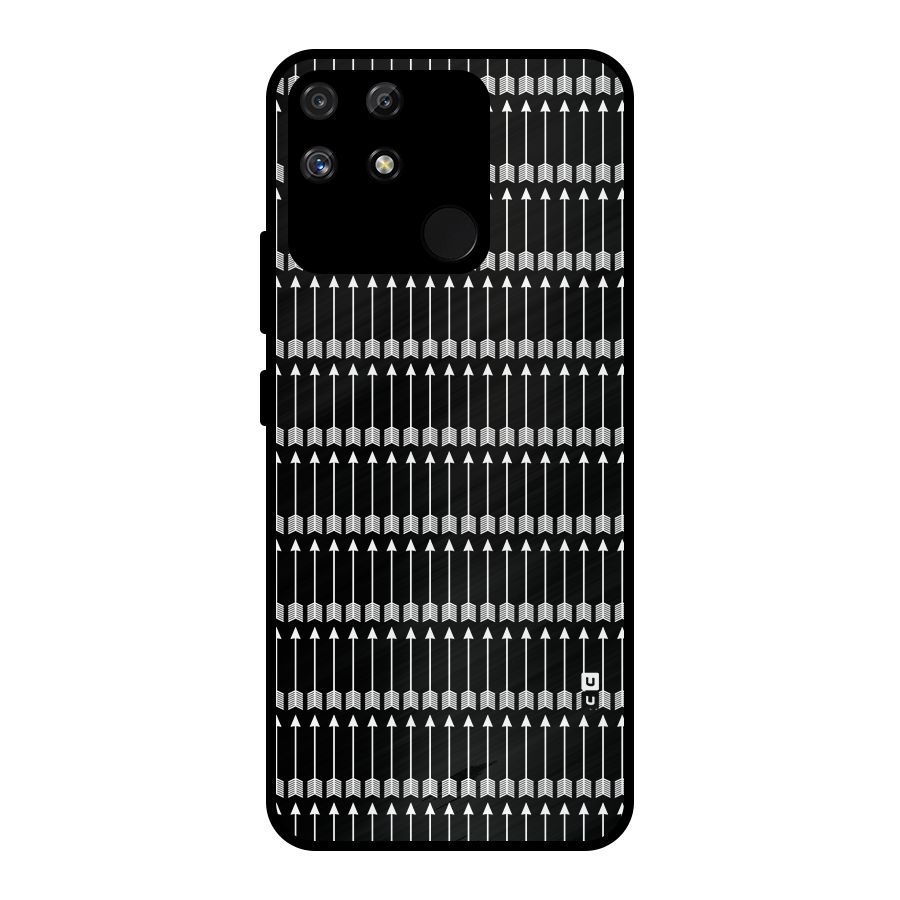 War Arrows Metal Back Case for Realme Narzo 50A