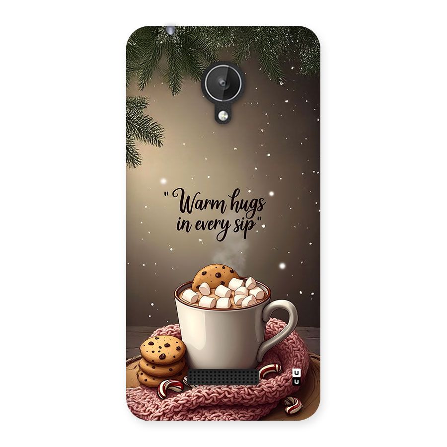 Warm Hugs Back Case for Canvas Spark Q380