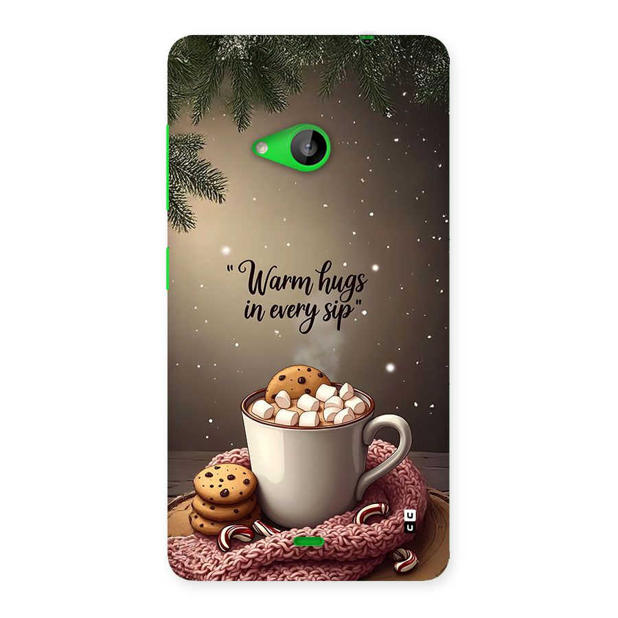 Warm Hugs Back Case for Lumia 535