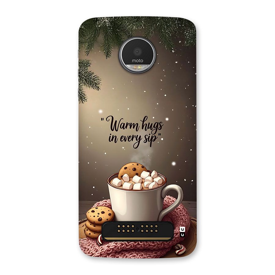 Warm Hugs Back Case for Moto Z Play