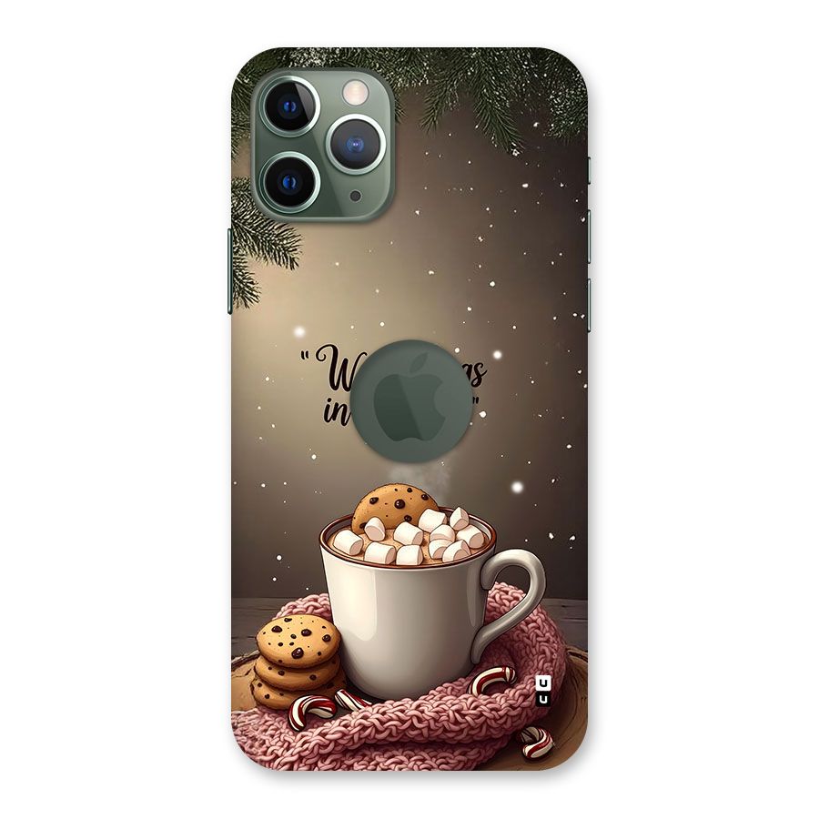 Warm Hugs Back Case for iPhone 11 Pro Logo Cut