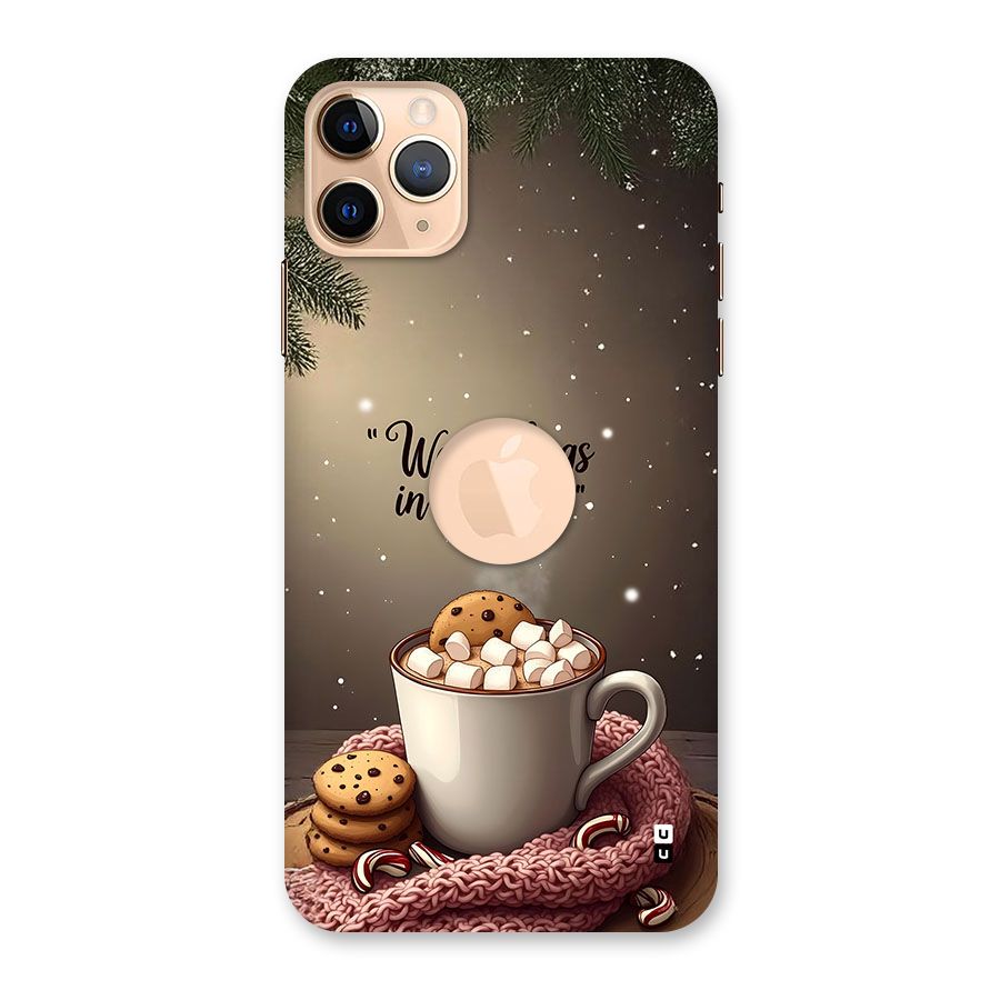 Warm Hugs Back Case for iPhone 11 Pro Max Logo Cut