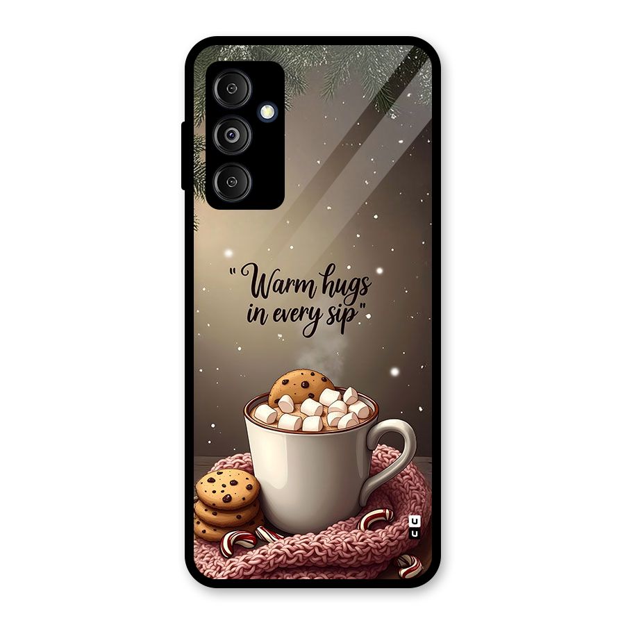 Warm Hugs Glass Back Case for Galaxy M14 5G