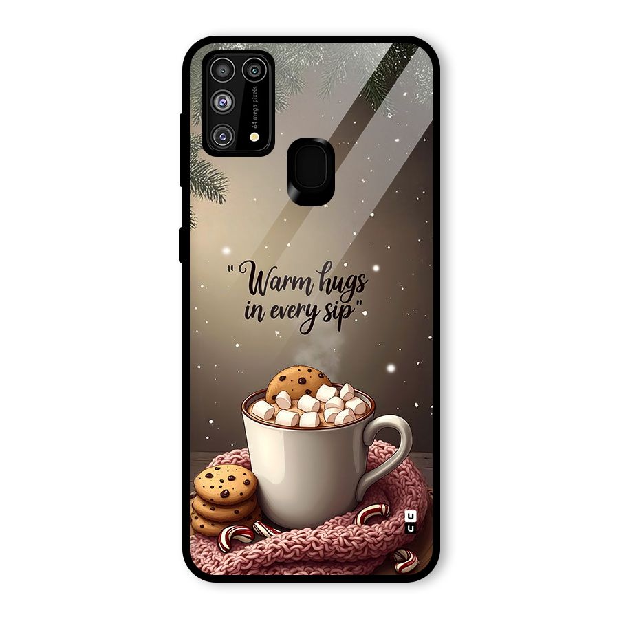 Warm Hugs Glass Back Case for Galaxy M31