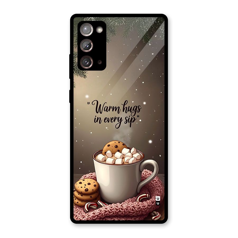 Warm Hugs Glass Back Case for Galaxy Note 20