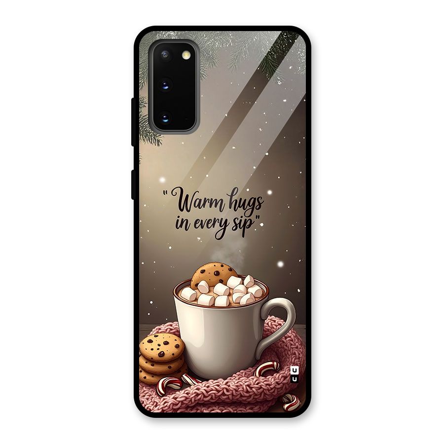 Warm Hugs Glass Back Case for Galaxy S20