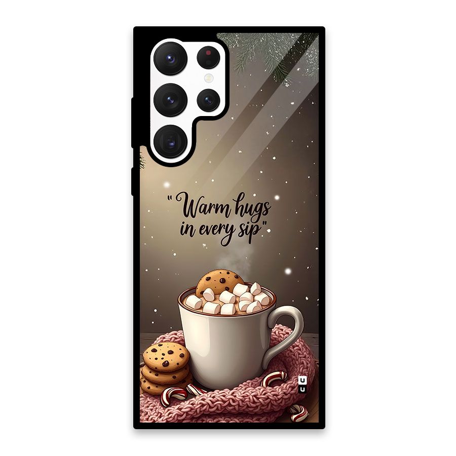 Warm Hugs Glass Back Case for Galaxy S22 Ultra 5G