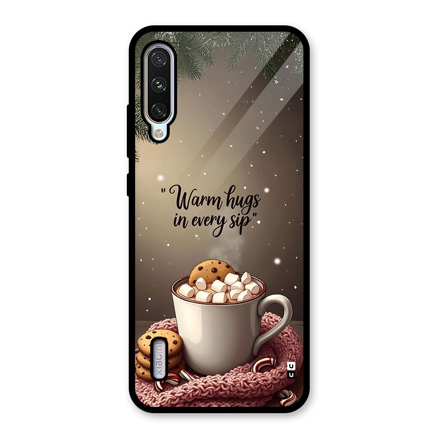 Warm Hugs Glass Back Case for Mi A3