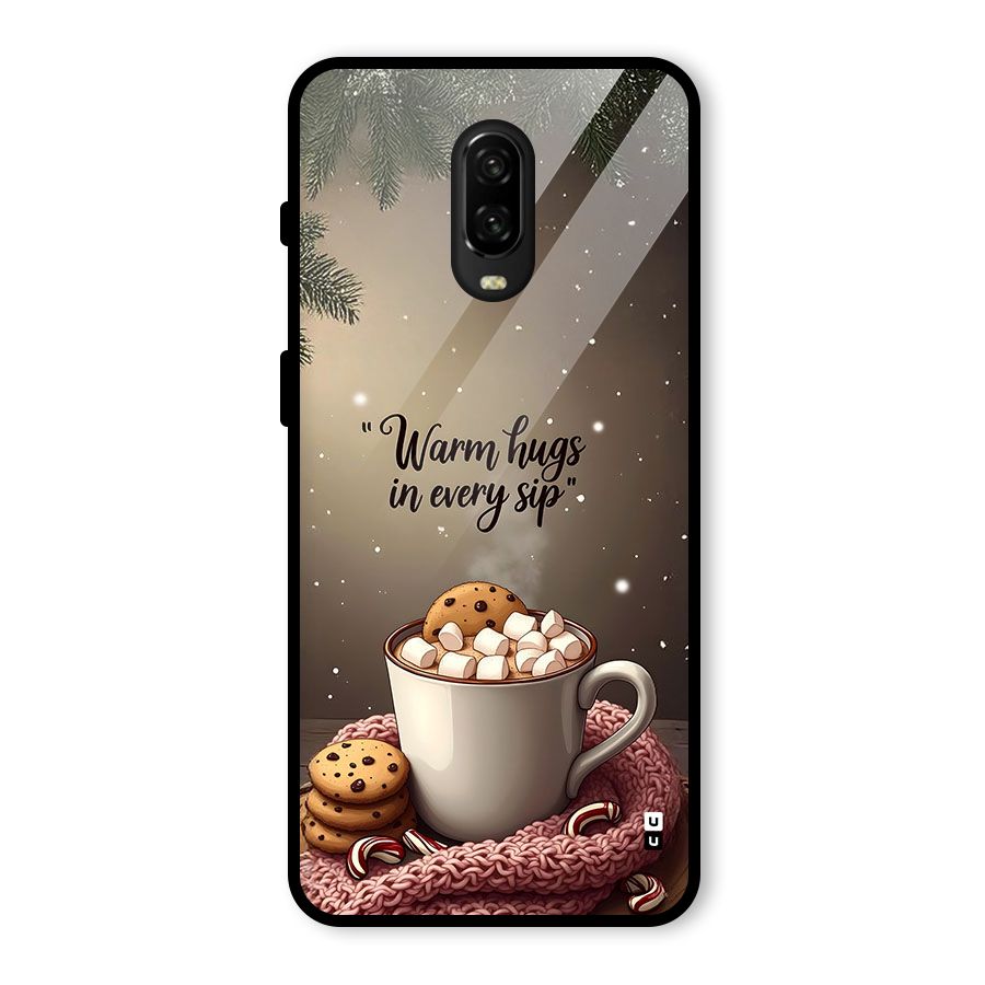 Warm Hugs Glass Back Case for OnePlus 6T