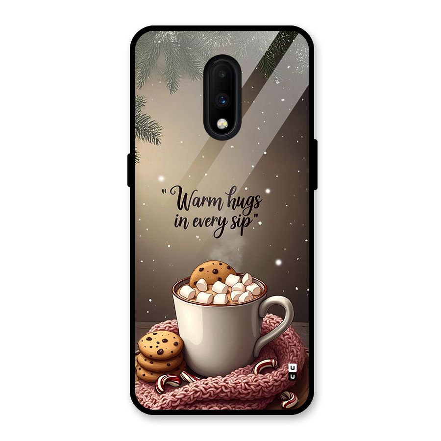 Warm Hugs Glass Back Case for OnePlus 7