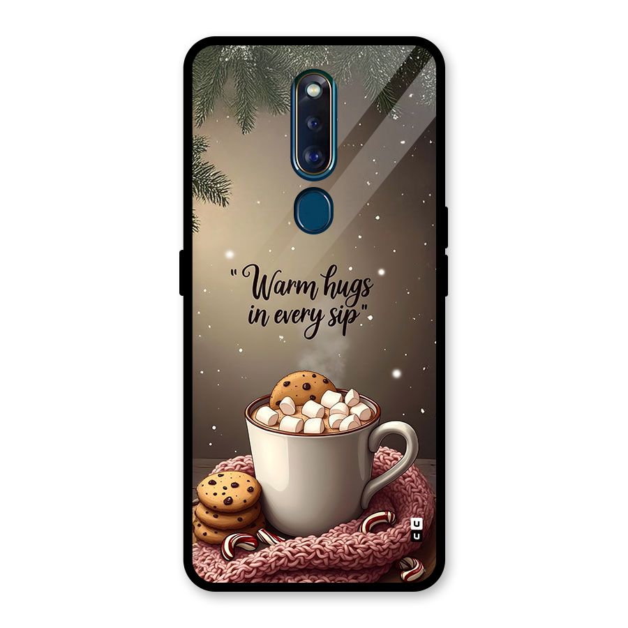 Warm Hugs Glass Back Case for Oppo F11 Pro