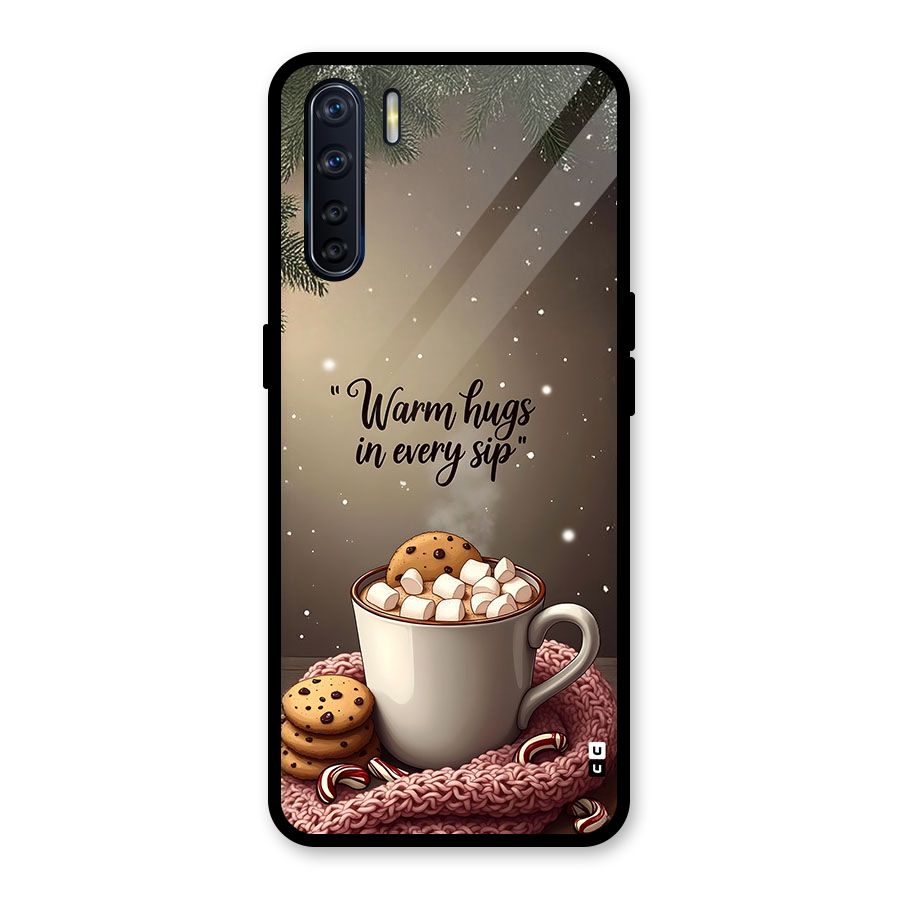 Warm Hugs Glass Back Case for Oppo F15