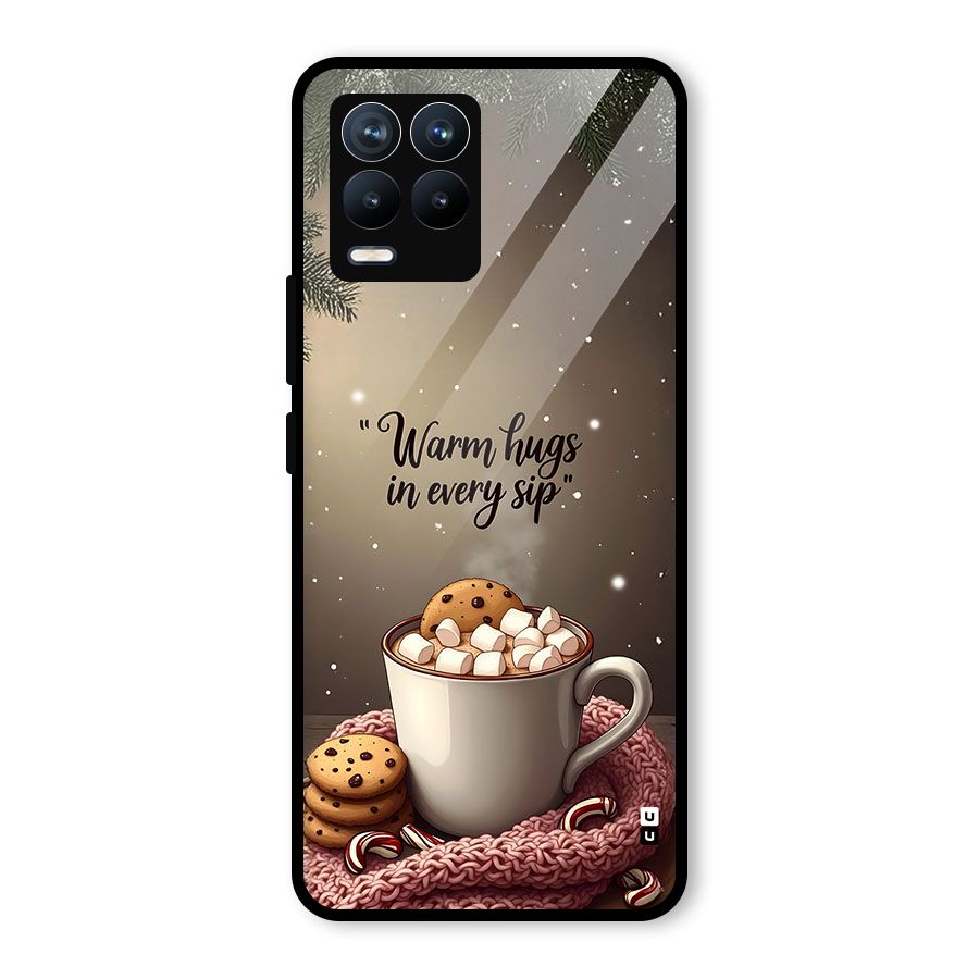 Warm Hugs Glass Back Case for Realme 8