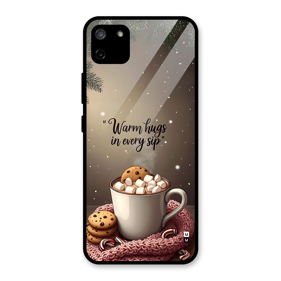 Warm Hugs Glass Back Case for Realme C11