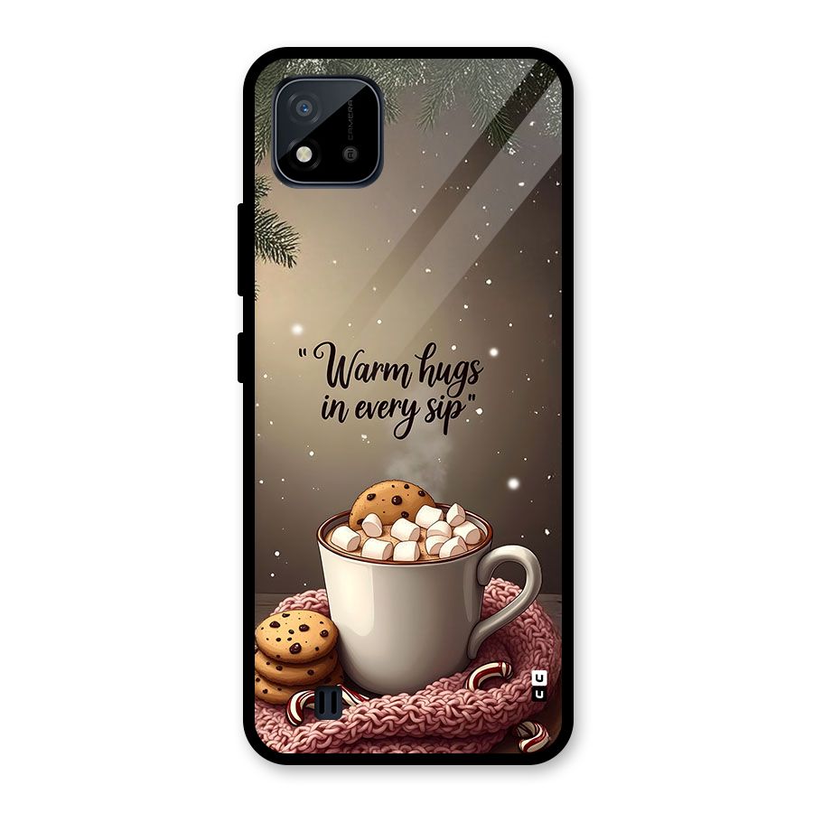 Warm Hugs Glass Back Case for Realme C11 2021