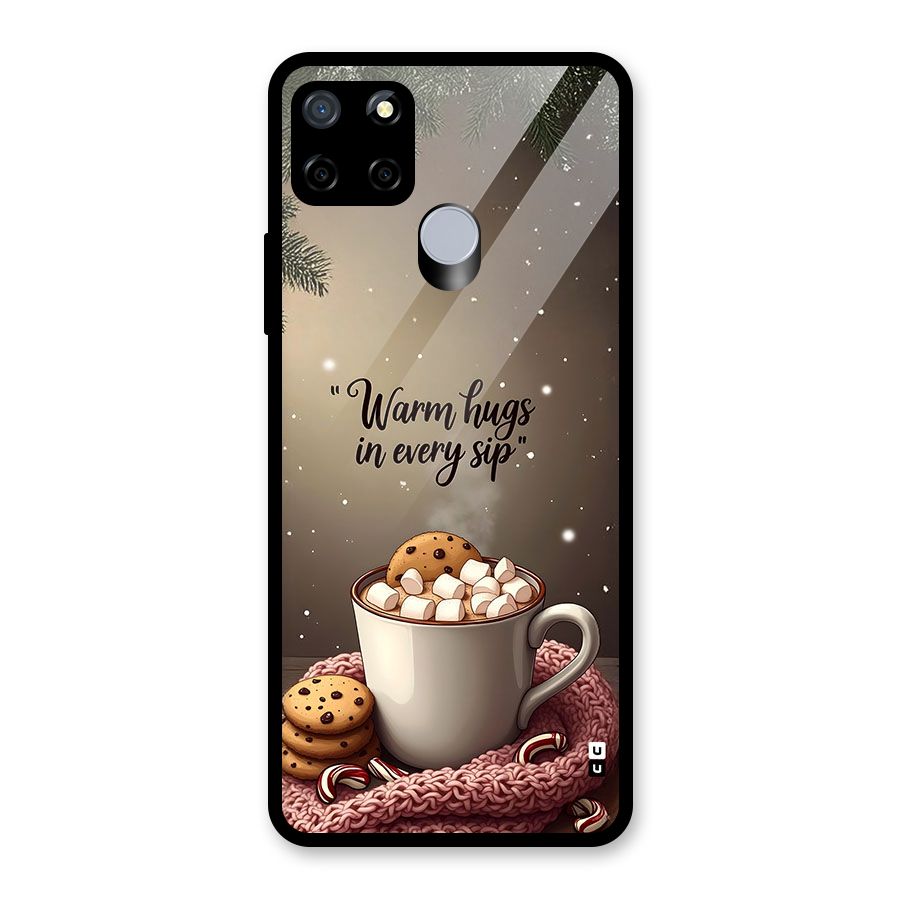 Warm Hugs Glass Back Case for Realme C12