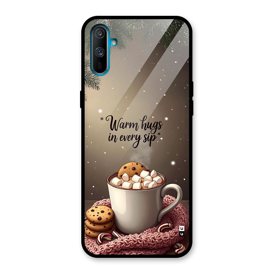 Warm Hugs Glass Back Case for Realme C3