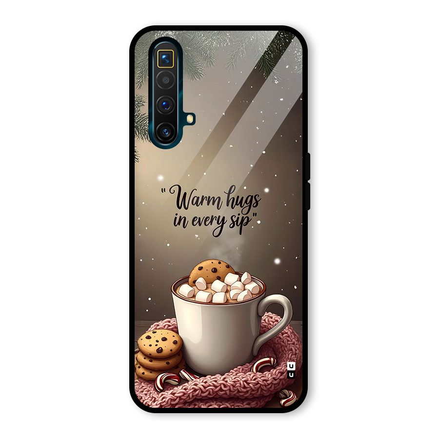 Warm Hugs Glass Back Case for Realme X3