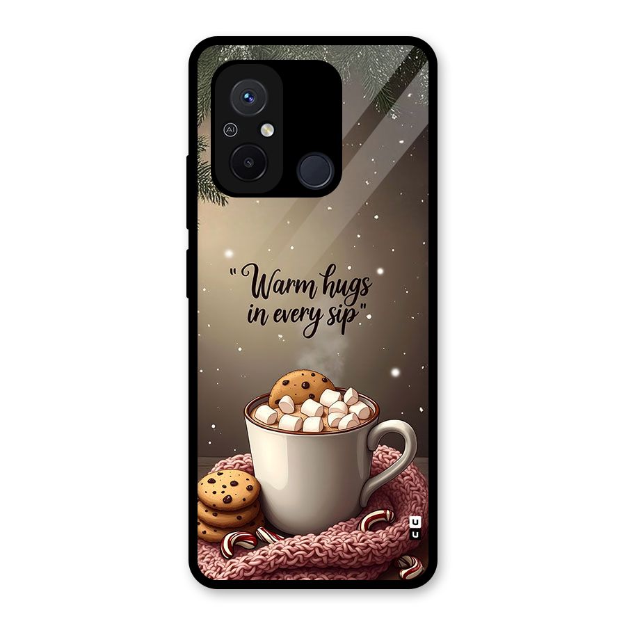 Warm Hugs Glass Back Case for Redmi 12C