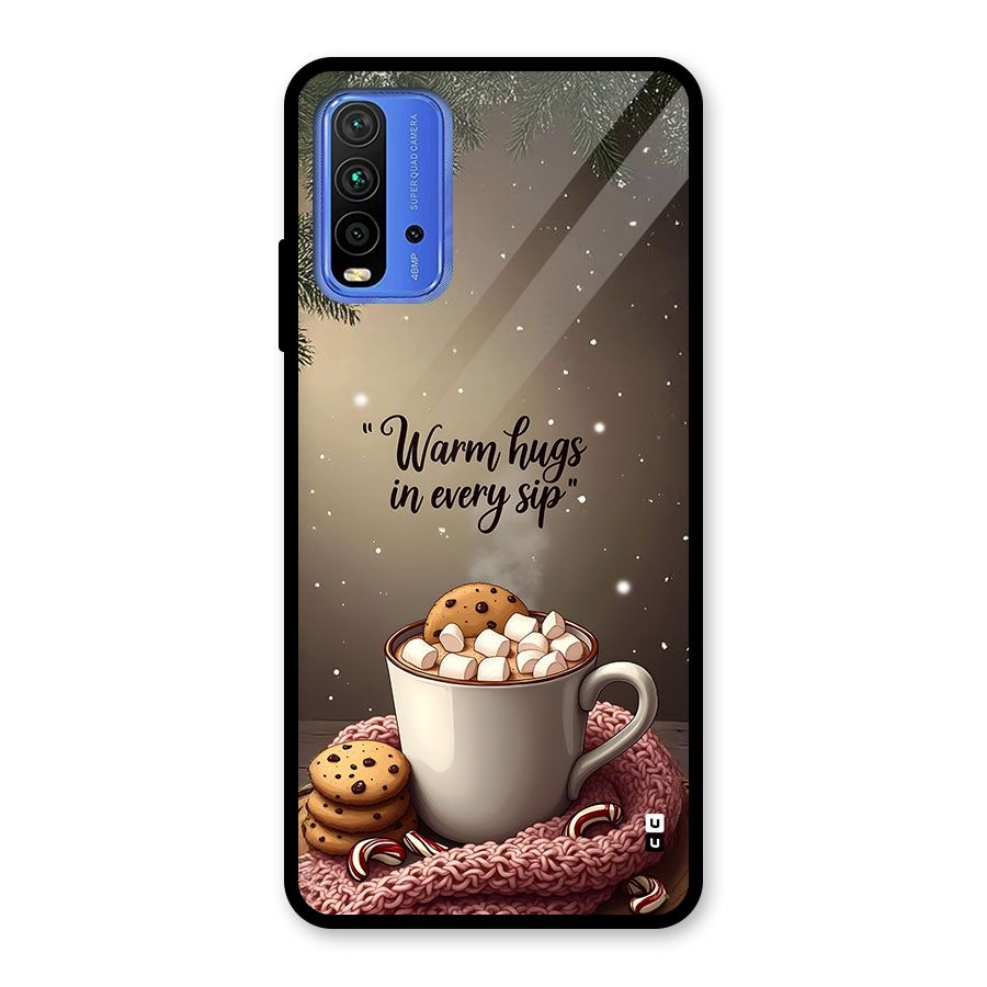 Warm Hugs Glass Back Case for Redmi 9 Power