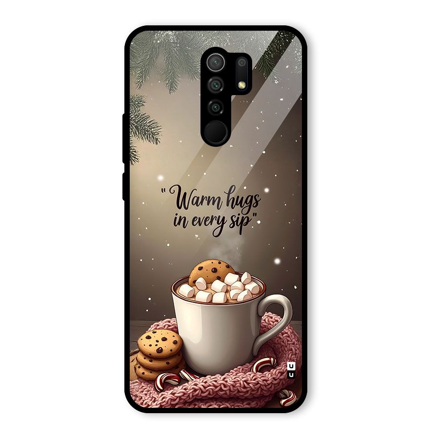 Warm Hugs Glass Back Case for Redmi 9 Prime
