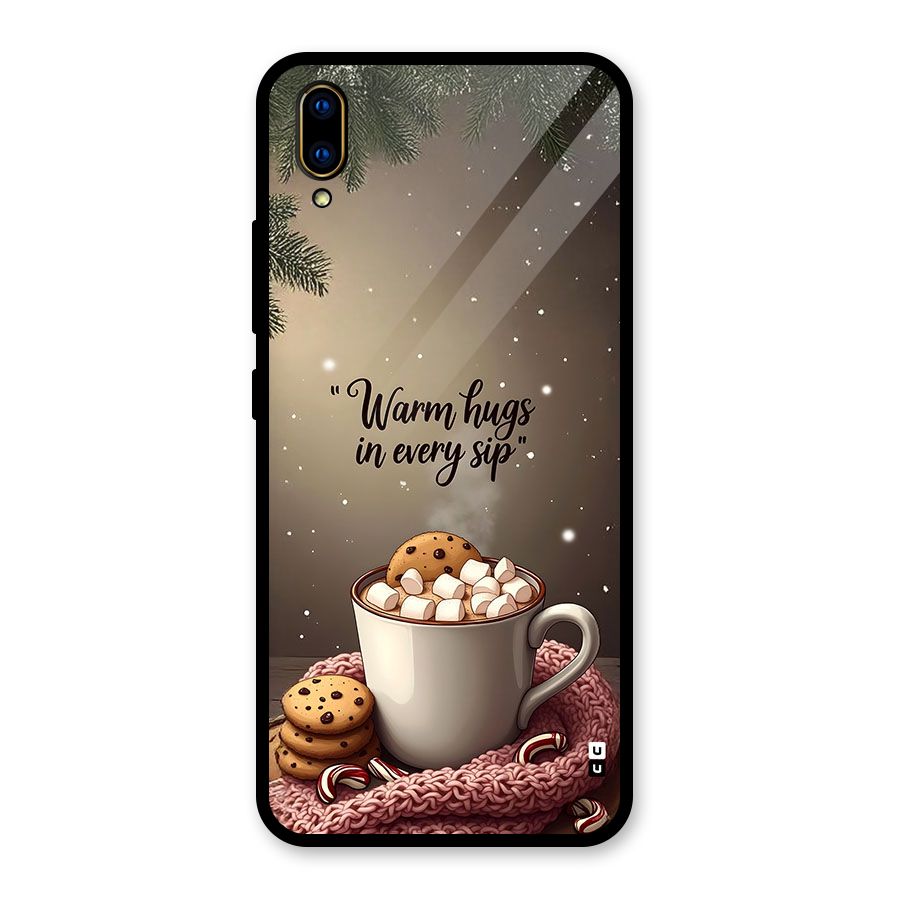 Warm Hugs Glass Back Case for Vivo V11 Pro