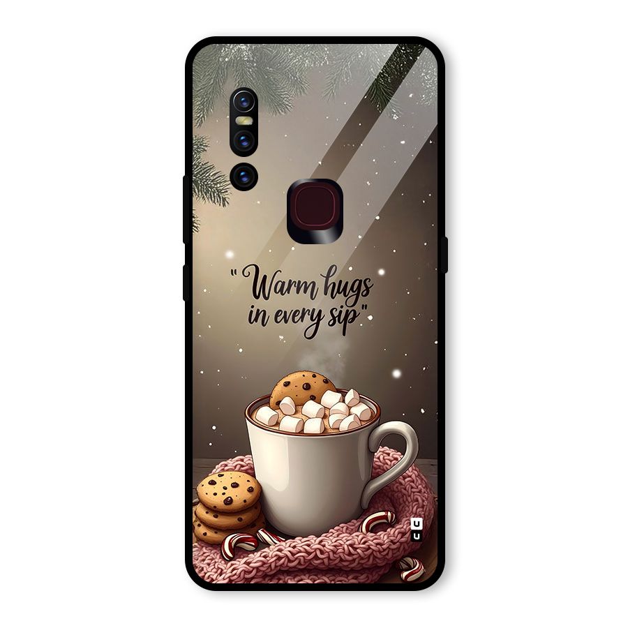 Warm Hugs Glass Back Case for Vivo V15