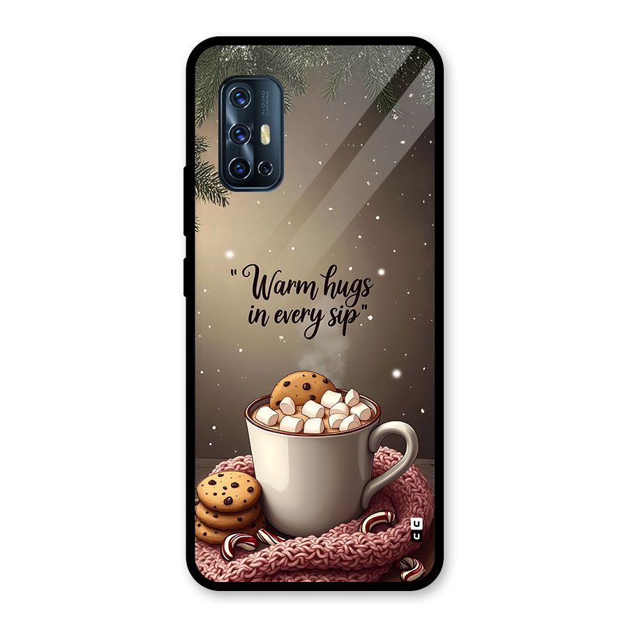 Warm Hugs Glass Back Case for Vivo V17