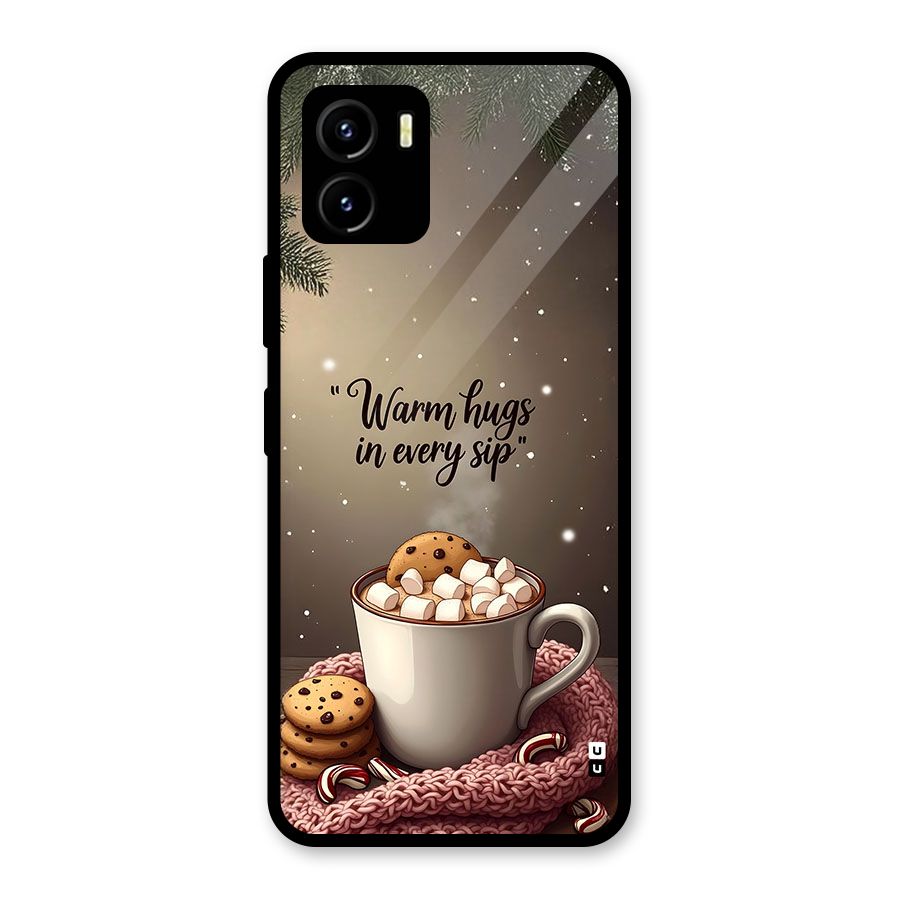 Warm Hugs Glass Back Case for Vivo Y15s