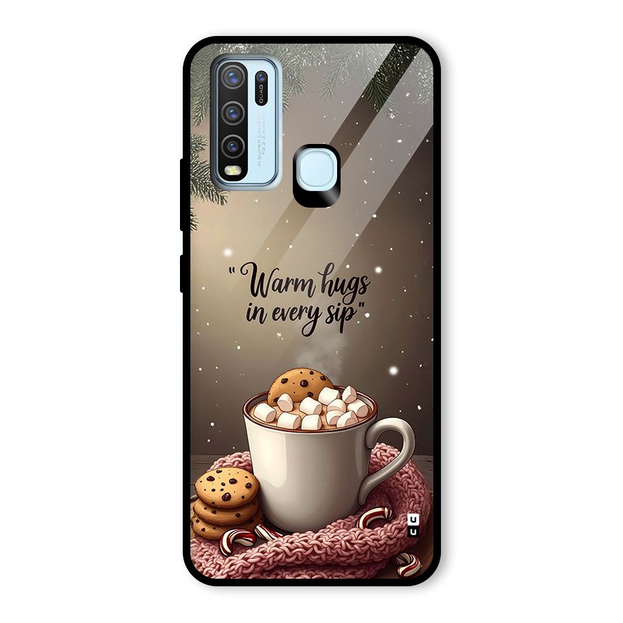 Warm Hugs Glass Back Case for Vivo Y30