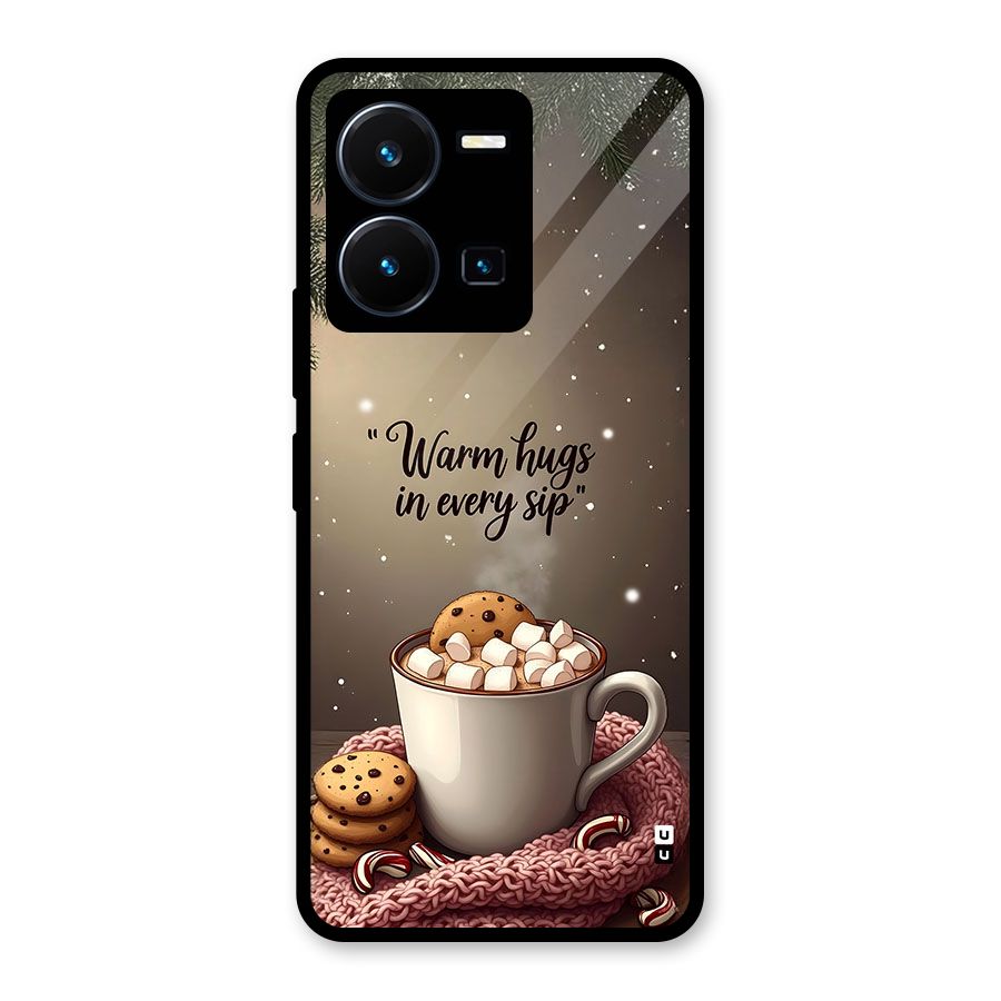 Warm Hugs Glass Back Case for Vivo Y35
