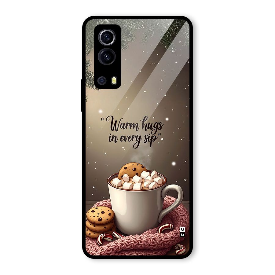 Warm Hugs Glass Back Case for Vivo iQOO Z3