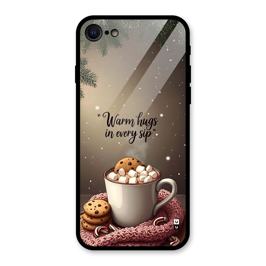 Warm Hugs Glass Back Case for iPhone SE 2022