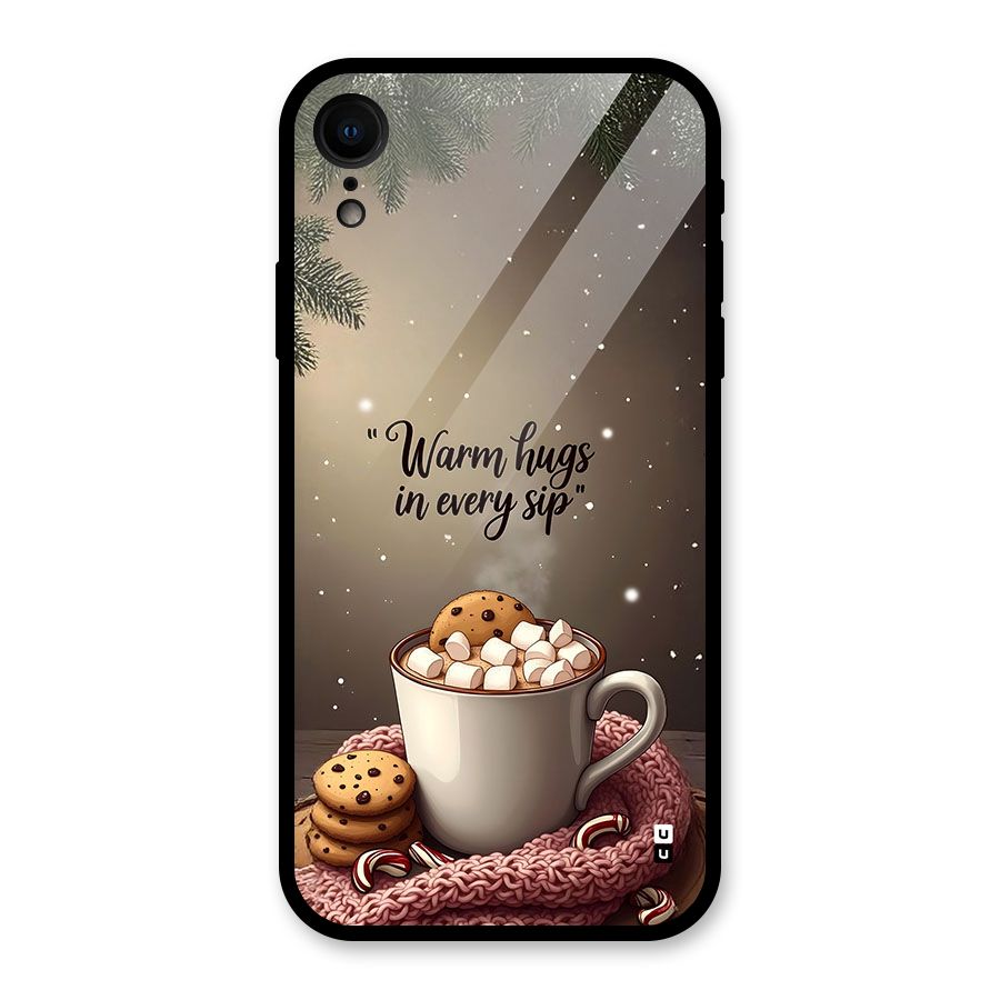 Warm Hugs Glass Back Case for iPhone XR