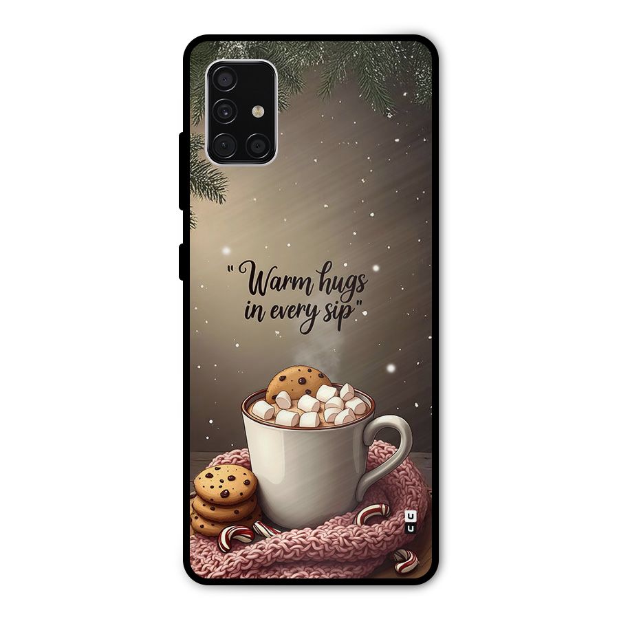 Warm Hugs Metal Back Case for Galaxy A51
