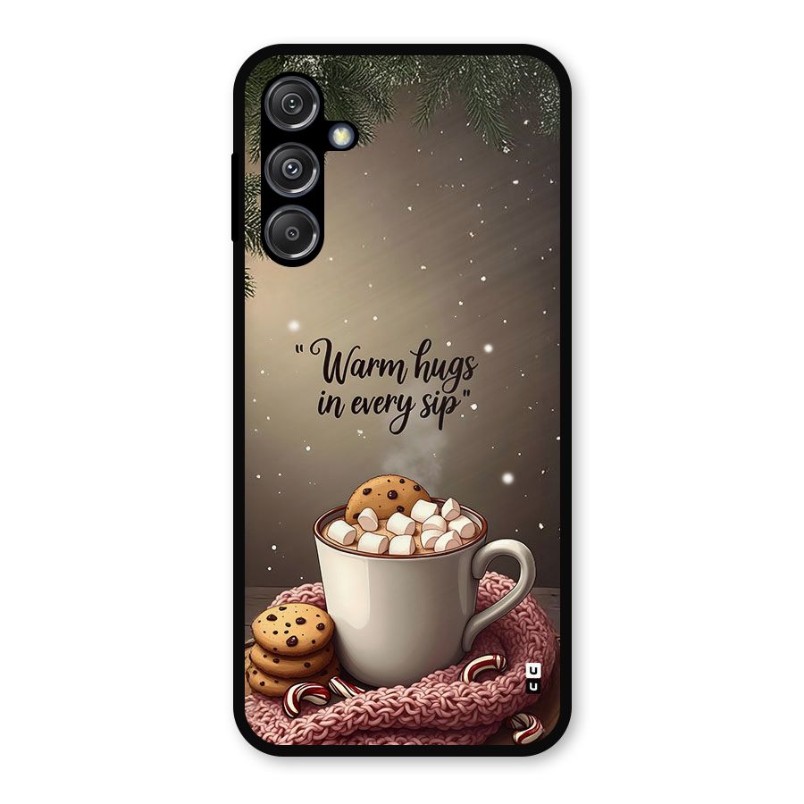 Warm Hugs Metal Back Case for Galaxy M34 5G