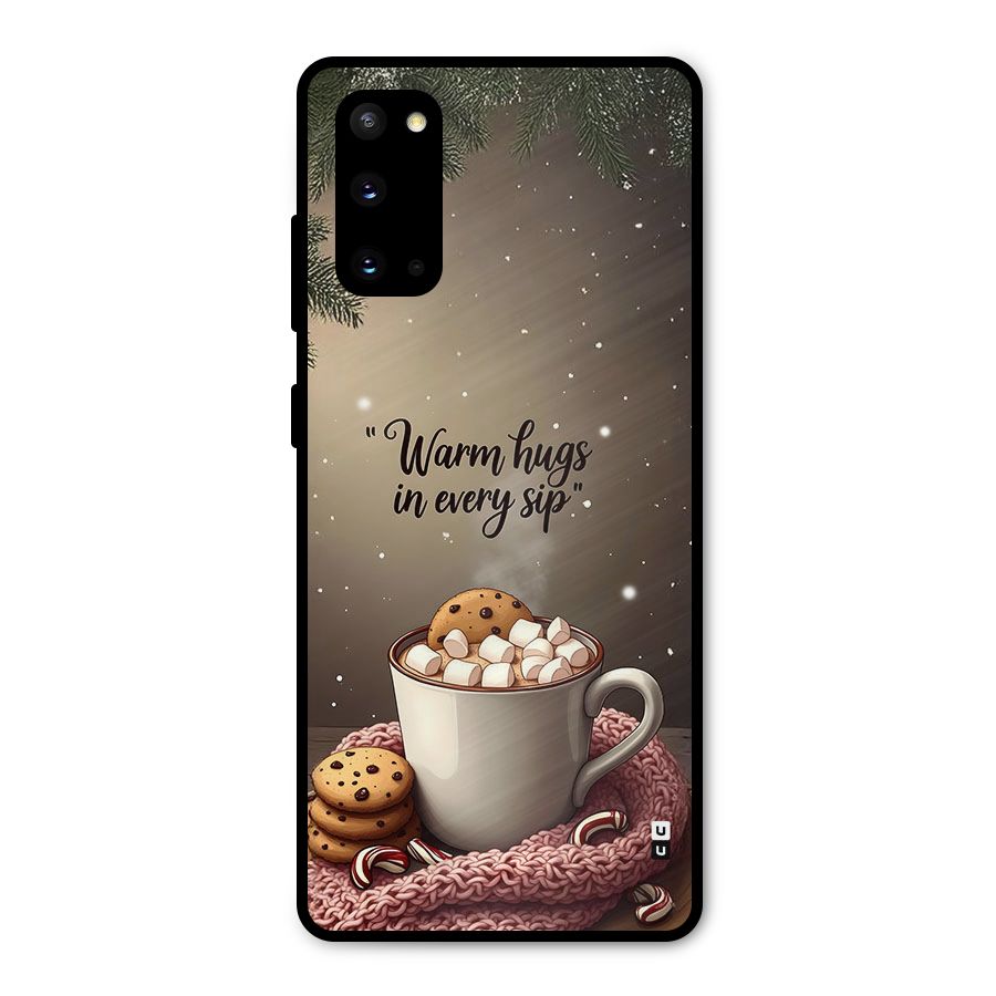 Warm Hugs Metal Back Case for Galaxy S20