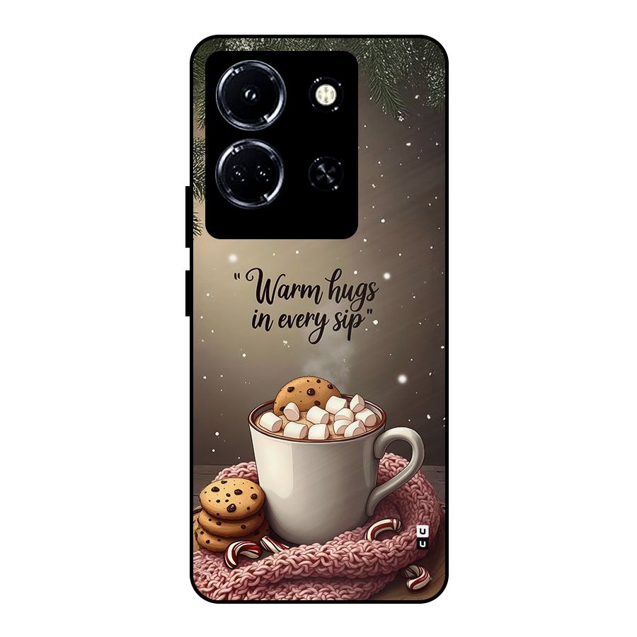Warm Hugs Metal Back Case for Infinix Note 30 5G