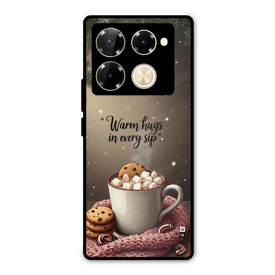 Warm Hugs Metal Back Case for Infinix Note 40 Pro