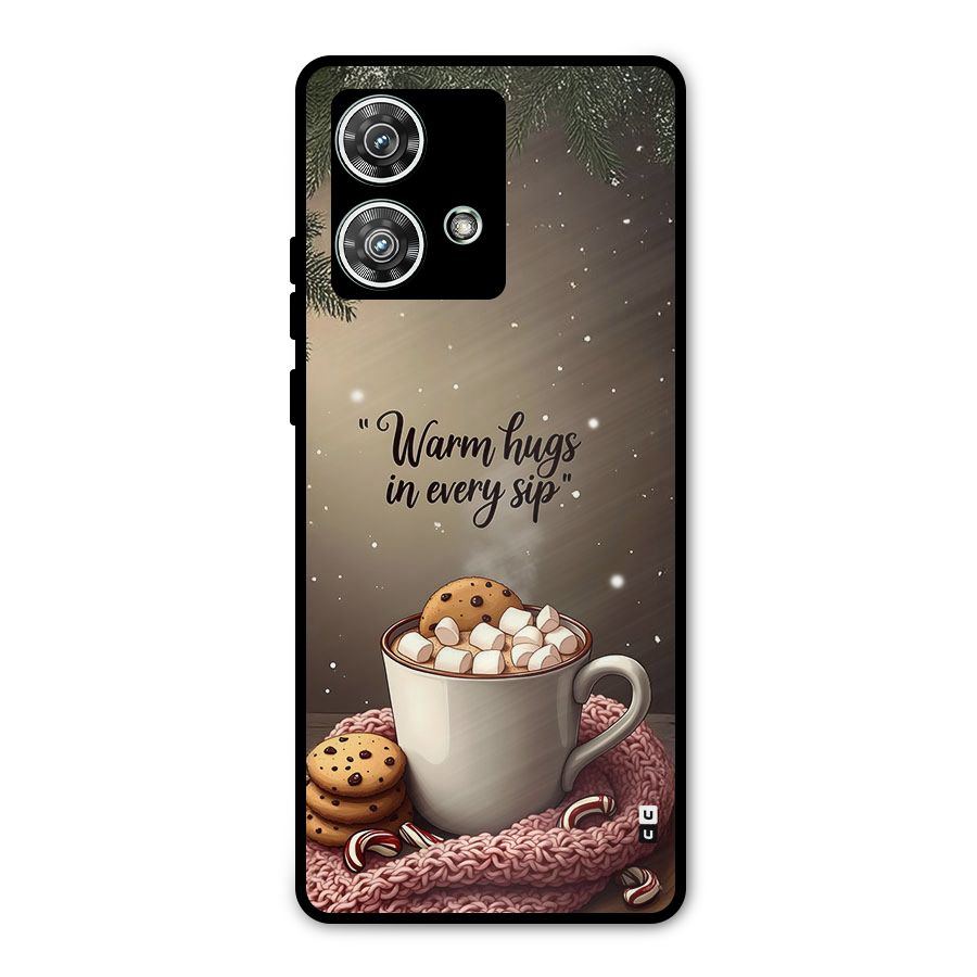 Warm Hugs Metal Back Case for Motorola Edge 40 Neo