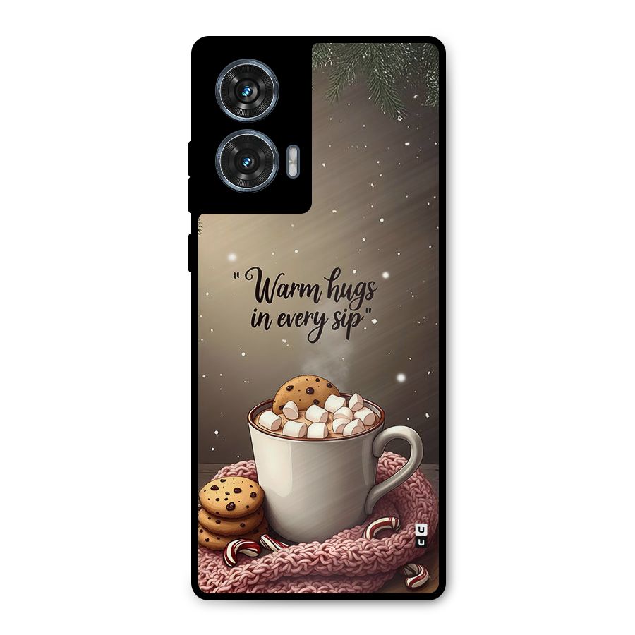 Warm Hugs Metal Back Case for Motorola Edge 50 Fusion