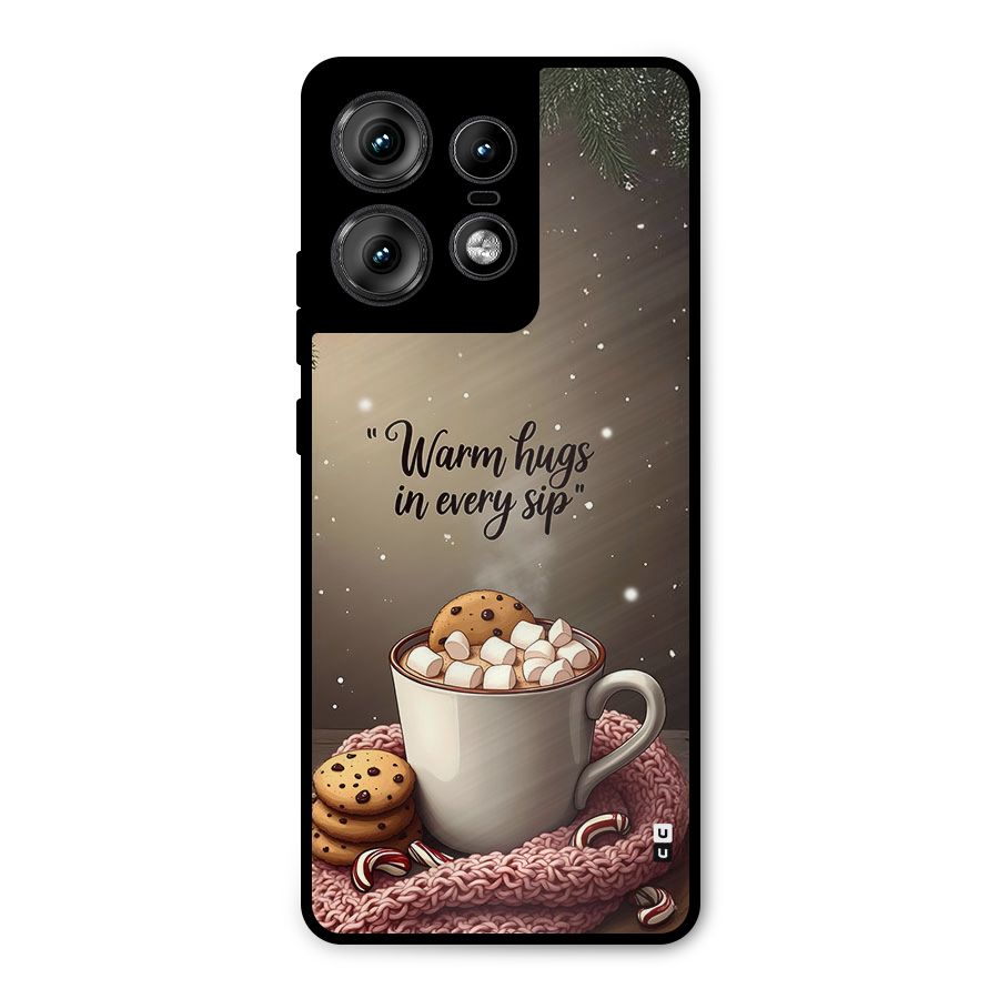 Warm Hugs Metal Back Case for Motorola Edge 50 Pro
