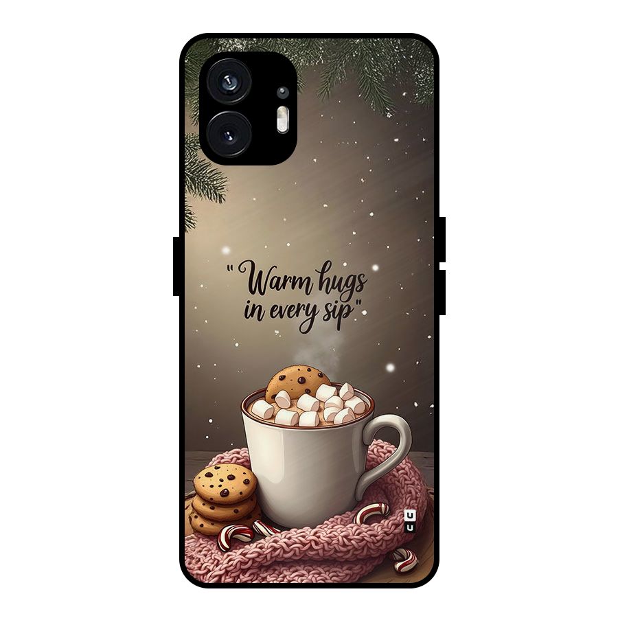 Warm Hugs Metal Back Case for Nothing Phone 2