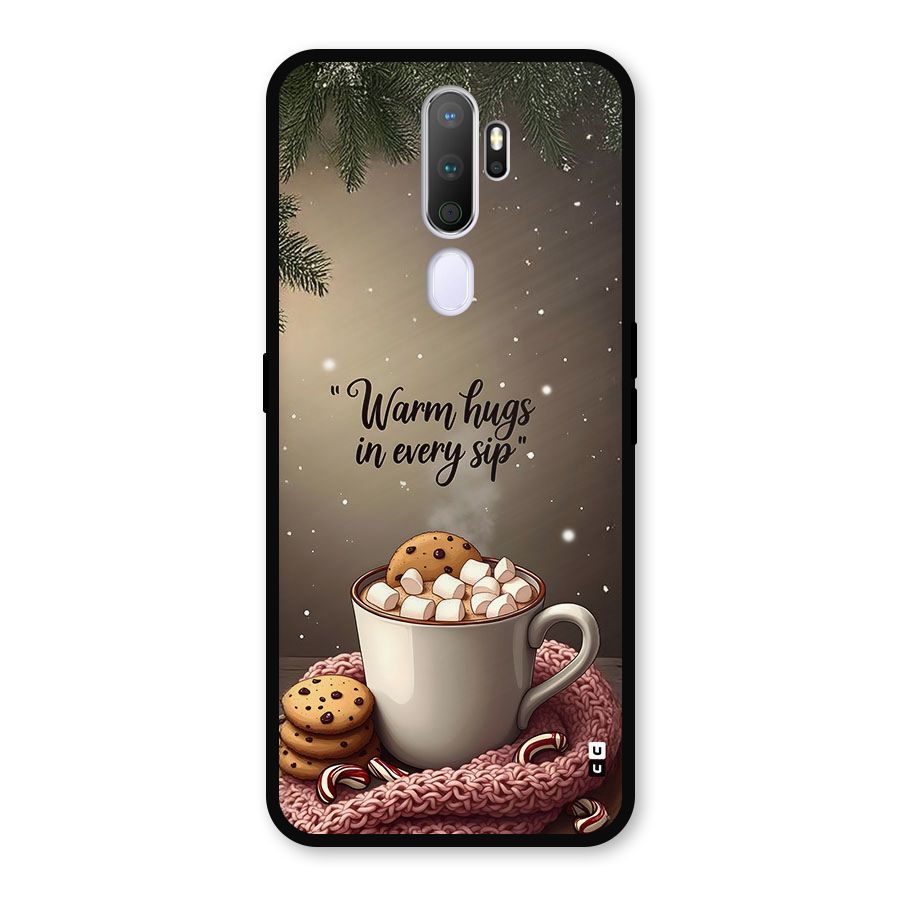 Warm Hugs Metal Back Case for Oppo A9 (2020)