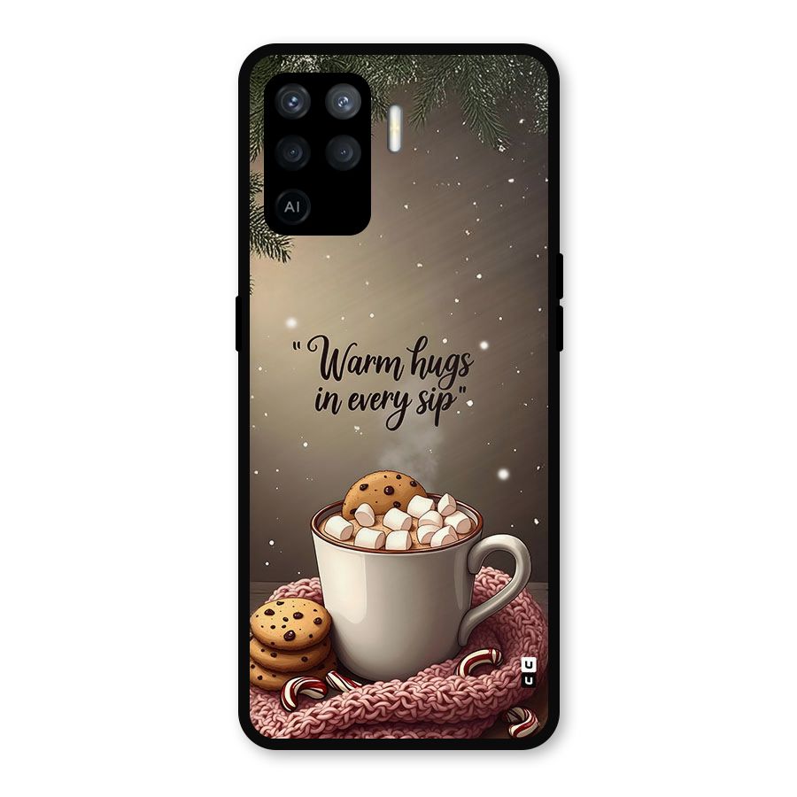 Warm Hugs Metal Back Case for Oppo F19 Pro