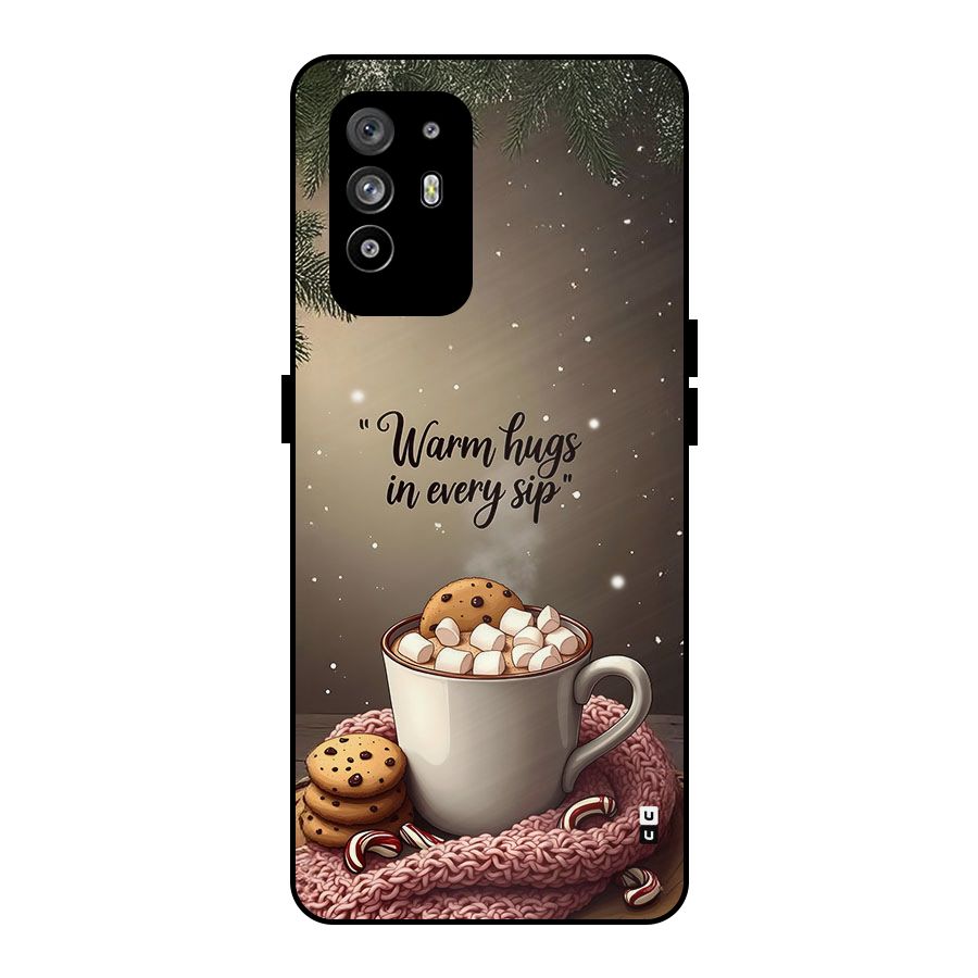 Warm Hugs Metal Back Case for Oppo F19 Pro Plus 5G