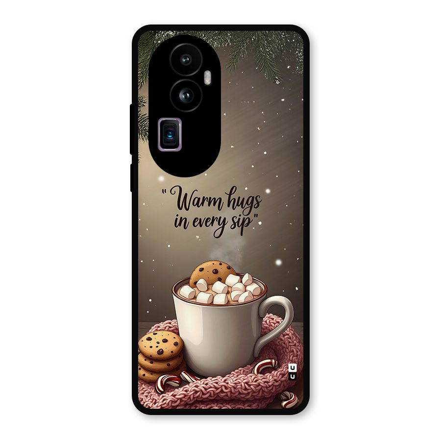 Warm Hugs Metal Back Case for Oppo Reno10 Pro Plus
