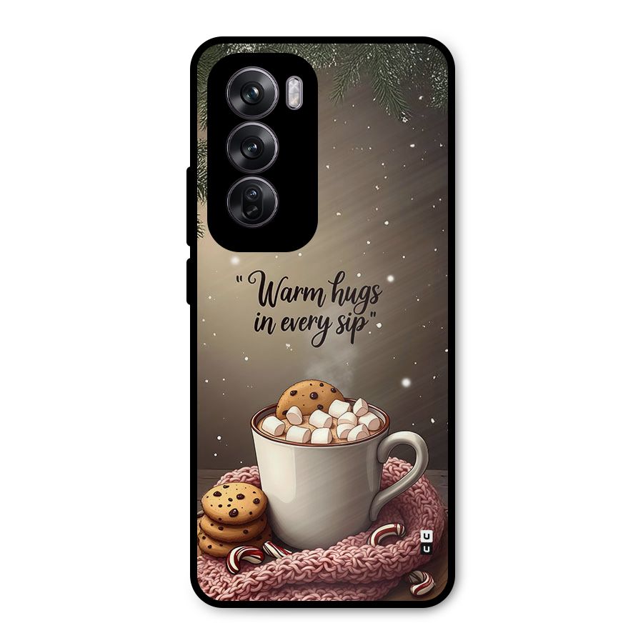 Warm Hugs Metal Back Case for Oppo Reno12 Pro