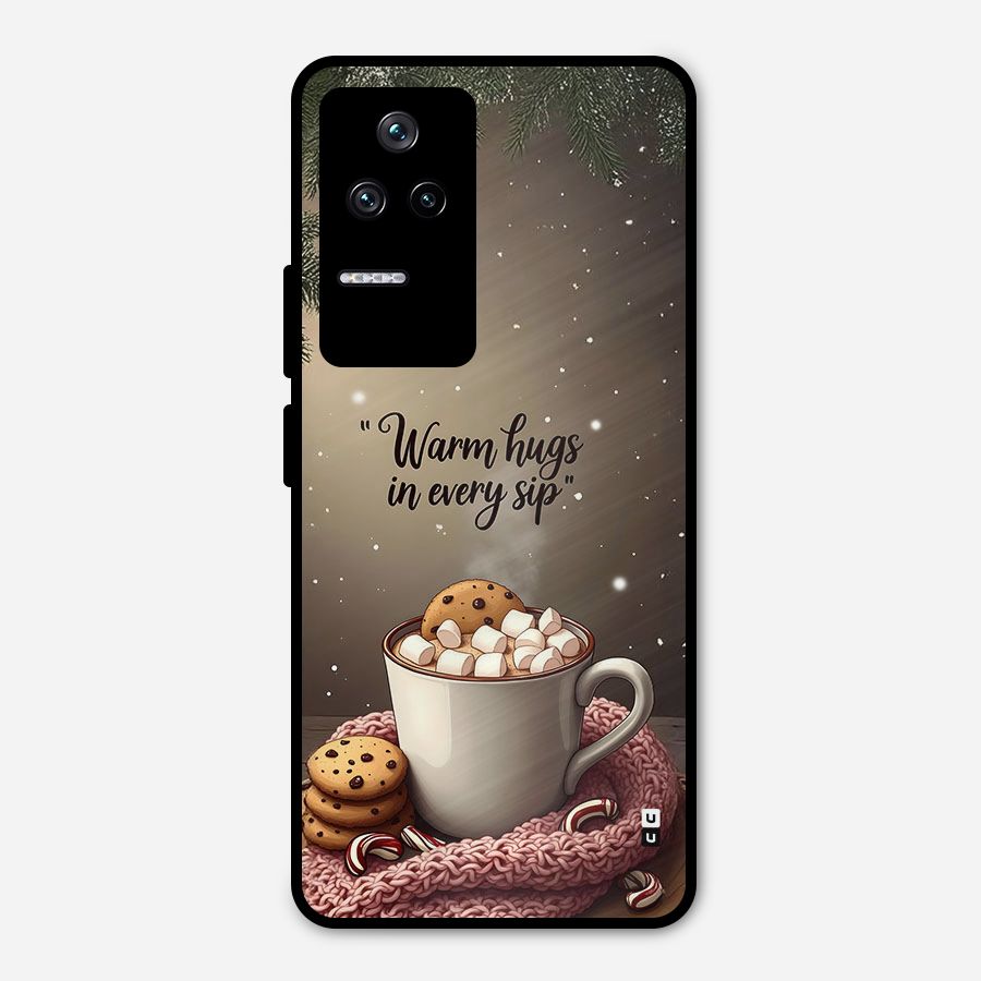 Warm Hugs Metal Back Case for Poco F4 5G