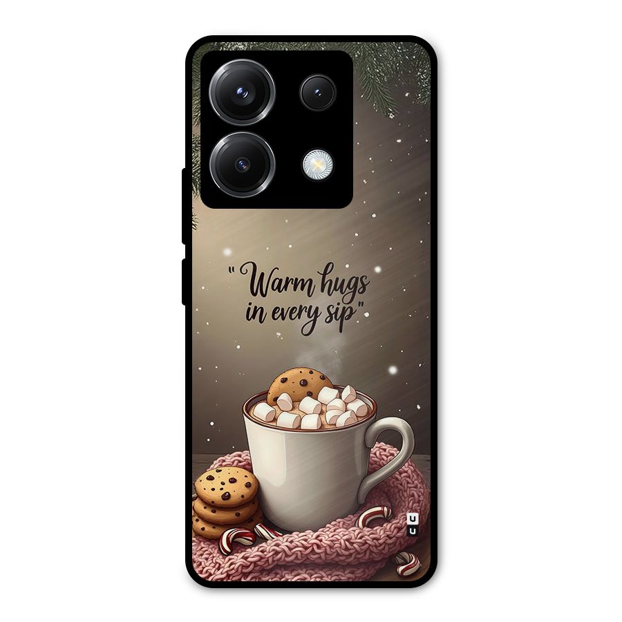 Warm Hugs Metal Back Case for Poco X6